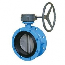 Flange type rubber lined butterfly valve
